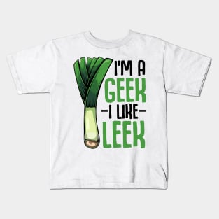 Leek Vegan Kids T-Shirt